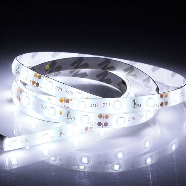 1M Waterproof SMD 3528 60 LED Flexible Strip Light + 12V UK Plug Power Supply + Dimmer