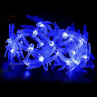 Battery Powered 2.5M 5M Dragonfly LED Fairy String Lights for Christmas Wedding Party DC4.5V