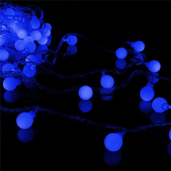 20m 200 LED Colourful Ball String Fairy Light Wedding Party Christmas Garden Decor