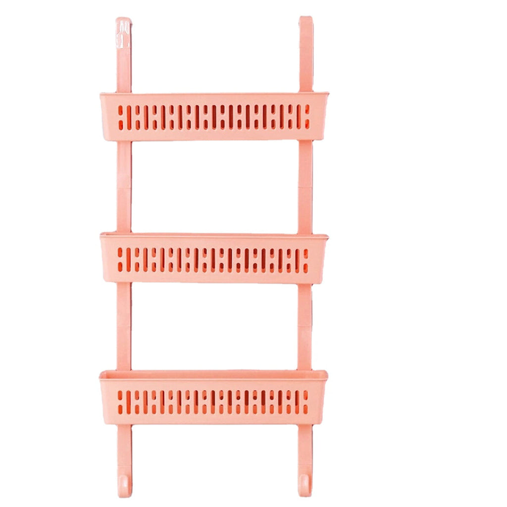 Wall Mounted Side Refrigerator Rack 3 Layer Shelf Kitchen Storage Rack