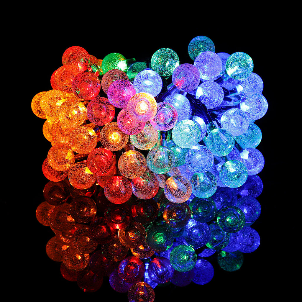 12M Waterproof 100LED String Ball Light Outdoor Garden Party Wedding Decor Lamp+Remote Control