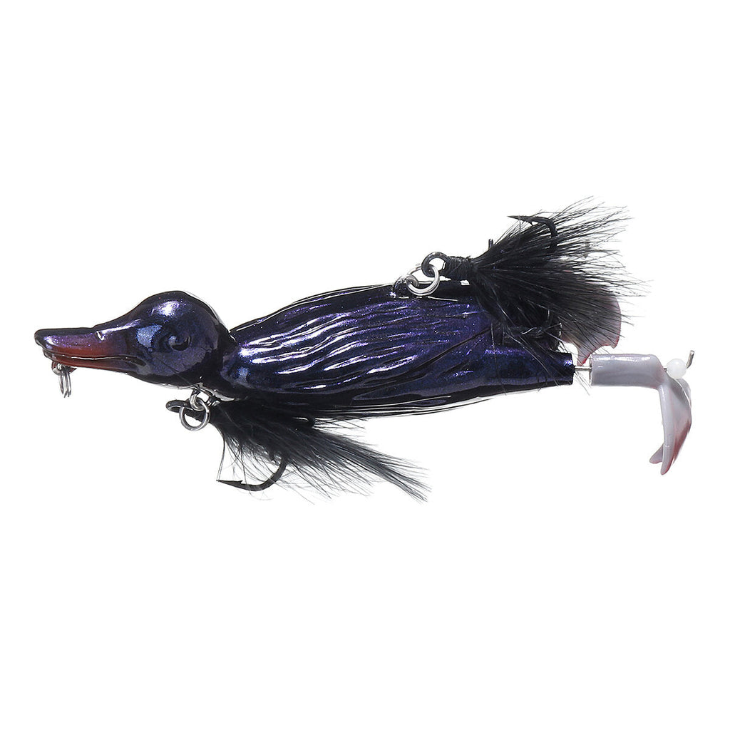 3D water Fishing Lure Duck Floating Treble Hooks For Bass/Pike/Catfish /Musky