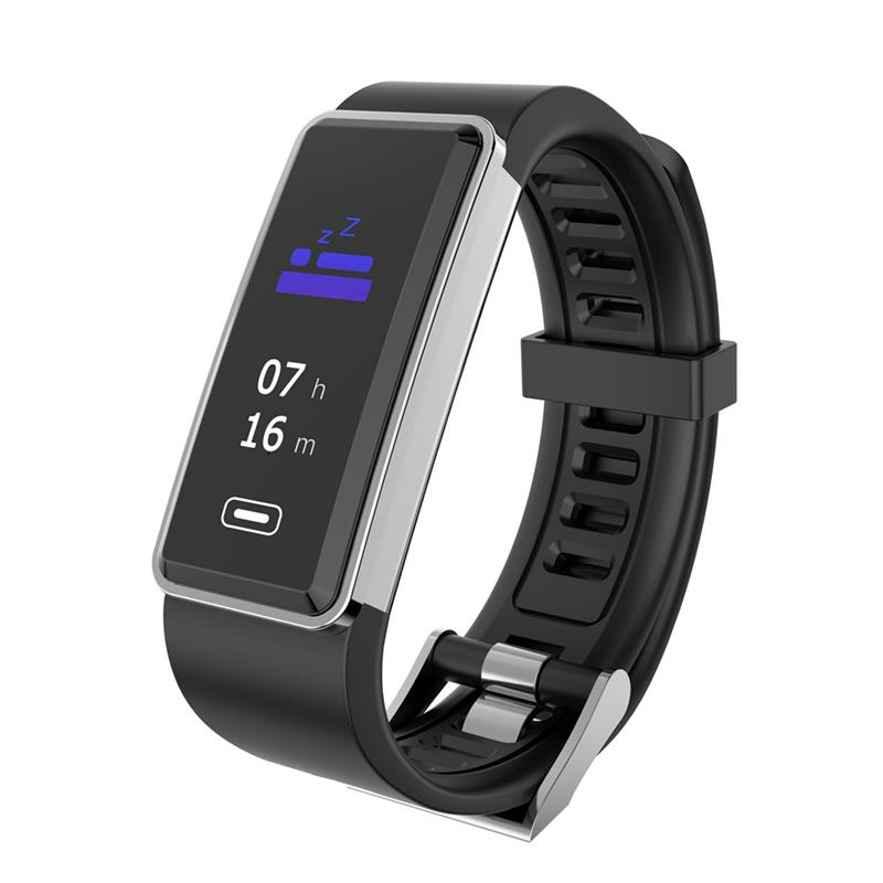 Real-time Blood Pressure HR Monitor Multi-Sport Fitness Tracker Long Standby Smart Watch Band