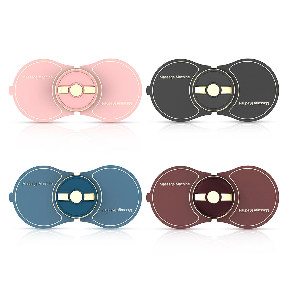 Gold Frame 6 Modes Electronic High-Frequency Pulse Massager 9 Gears Intensity Adjustment Electrode Pad