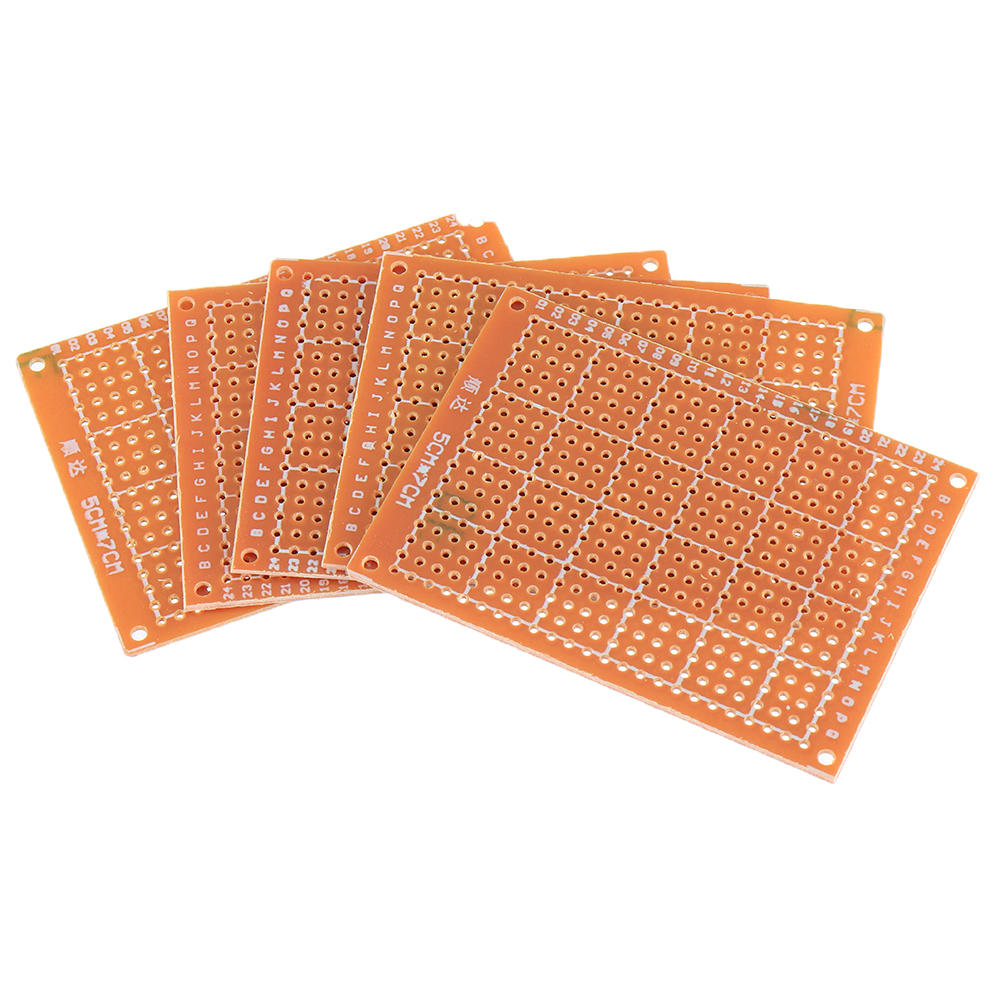 30pcs Universal PCB Board 5x7cm 2.54mm Hole Pitch DIY Prototype Paper Printed Circuit Board Panel Single Sided Board