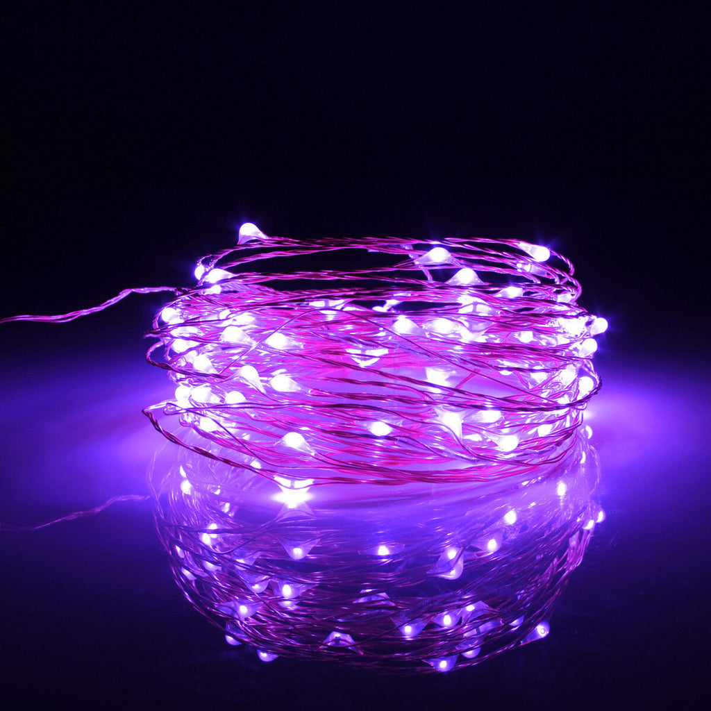 13M 120LED Solar Copper String Fairy Light Wedding Party Christmas Garden Outdoor Lamp IP67