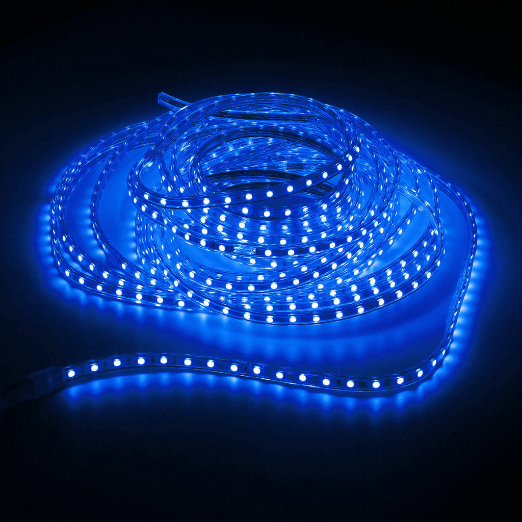 220V 12M 5050 LED SMD Outdoor Waterproof Flexible Tape Rope Strip Light Xmas