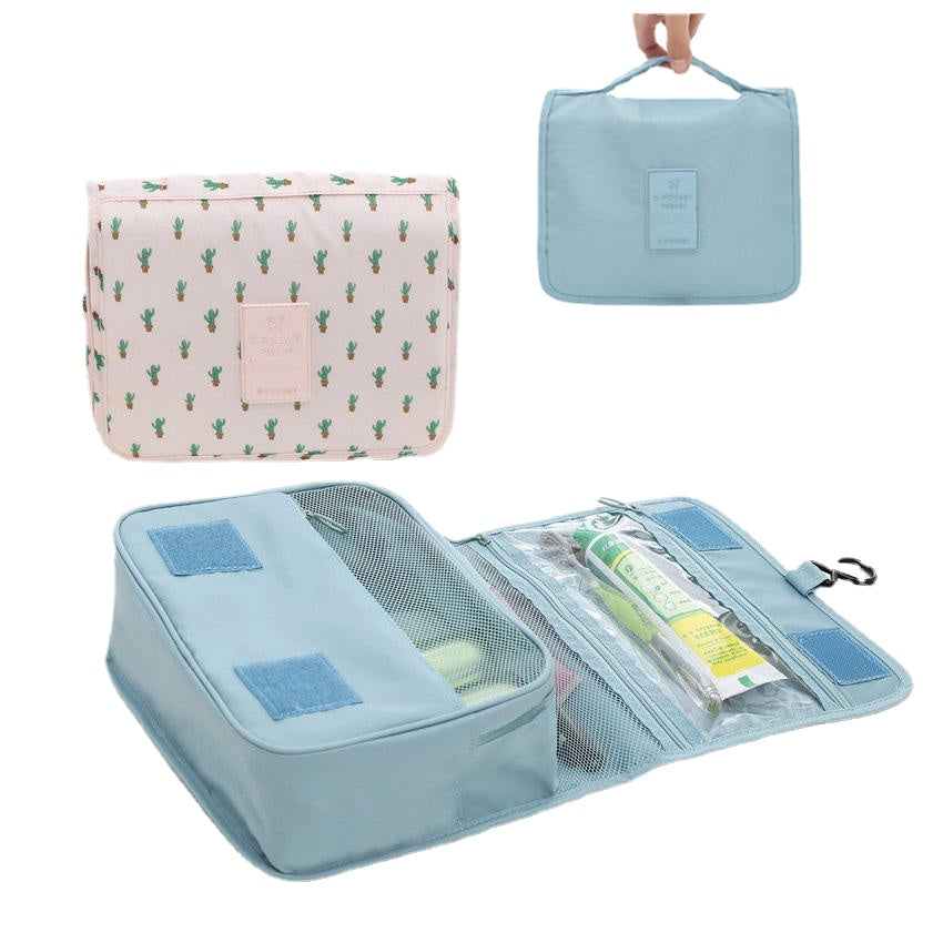 Multi-functional Travel Wash Bag Waterproof Cosmetic Hanging Bag