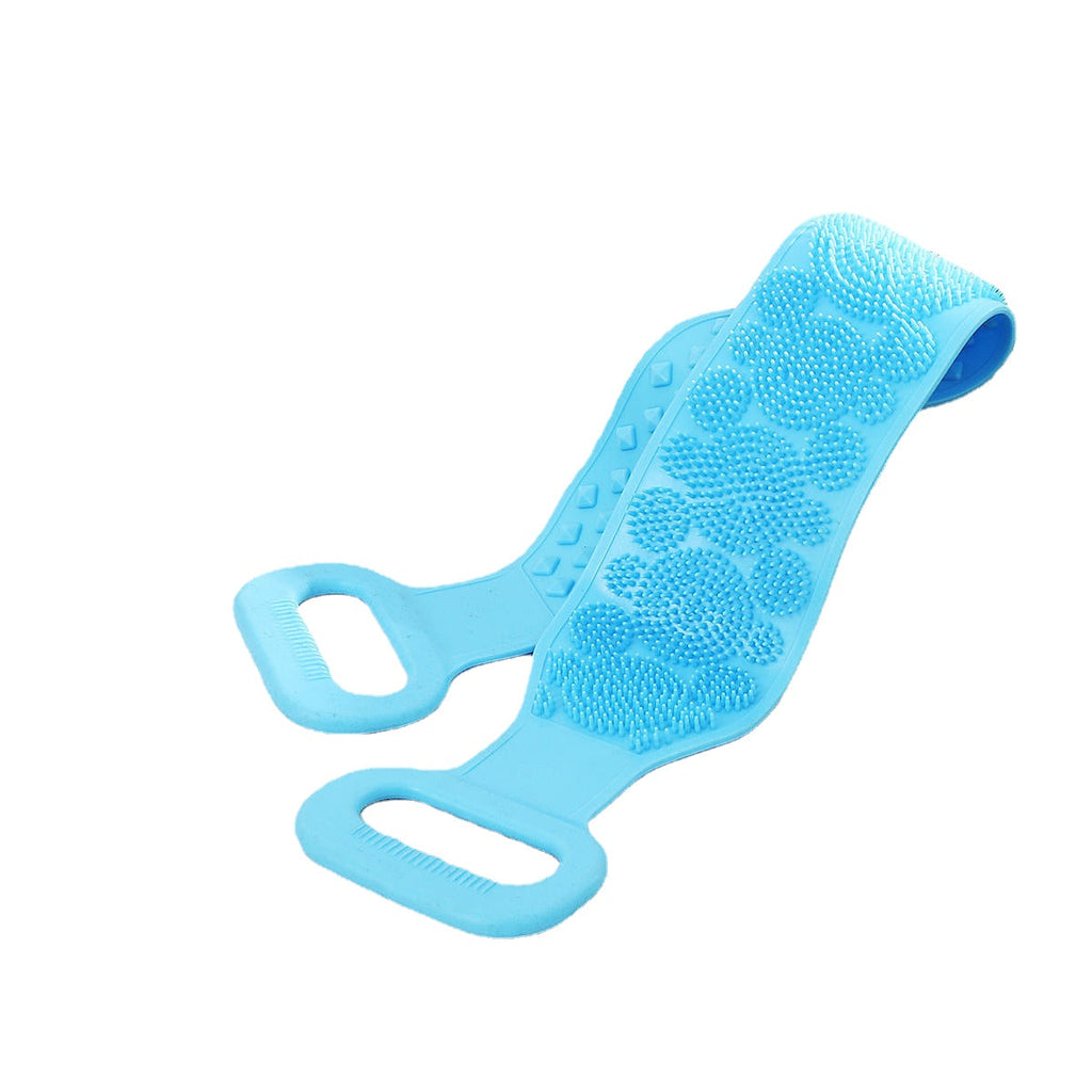 68cm Silicone Double-Sided Back Scrubber Comfortable Skin-Friendly Body Massage Manual Massager