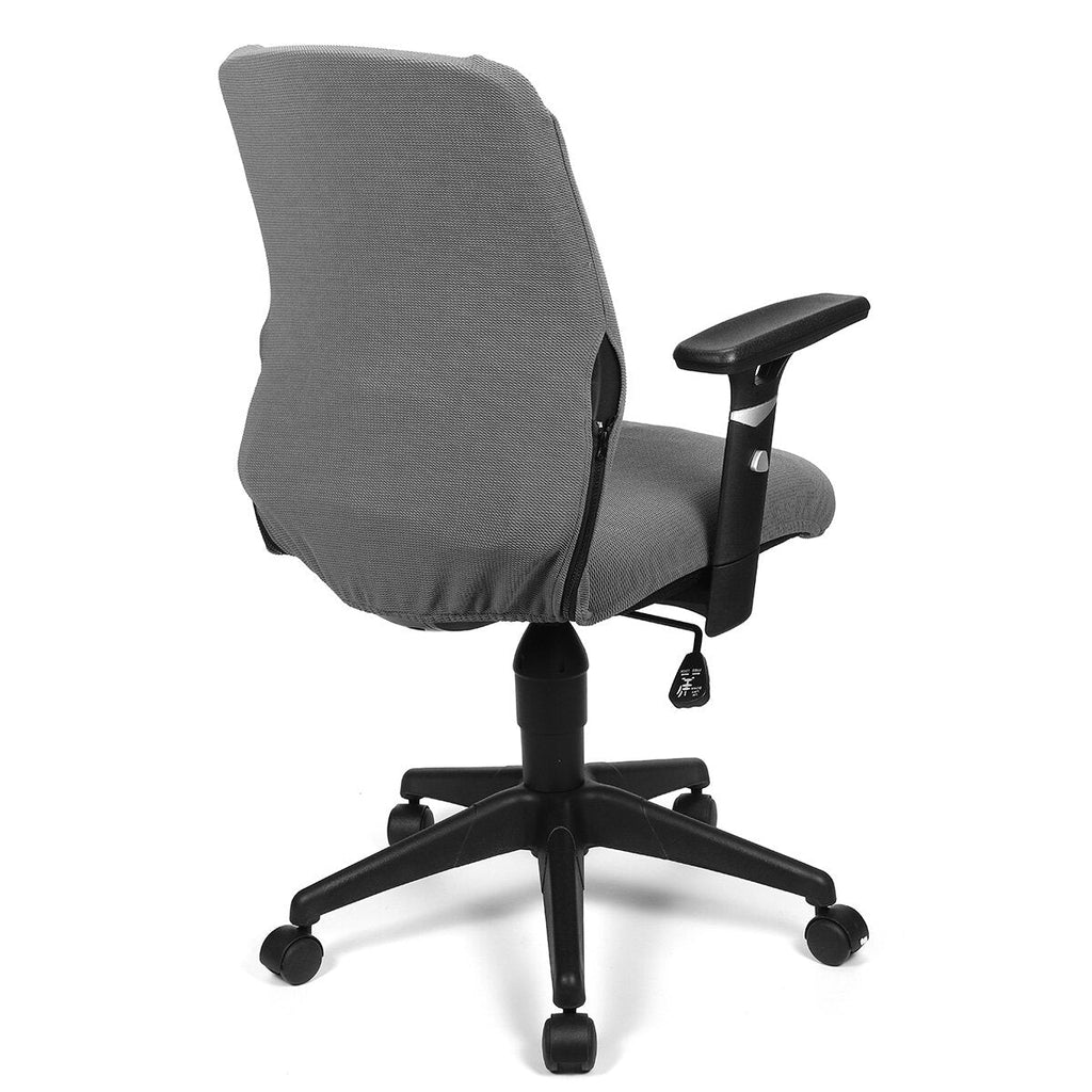 Office Chair Cover Elastic Computer Rotating Chair Protector Stretch Armchair Seat Slipcover Home Office Furniture Decoration S Size