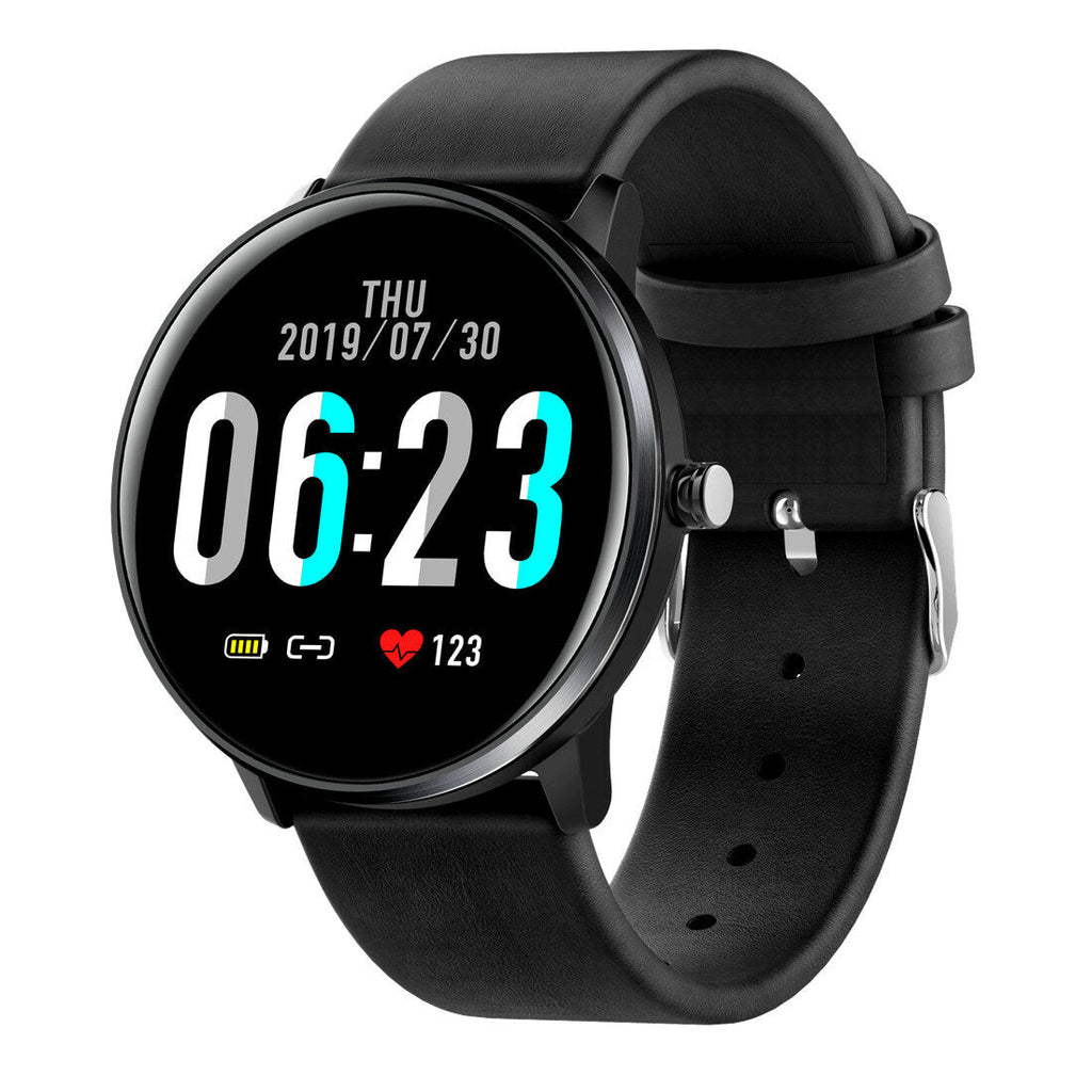 2.5D Full Touch Blood Pressure O2 IP68 Deep Waterproof 8 Sports Mode Weather Smart Watch