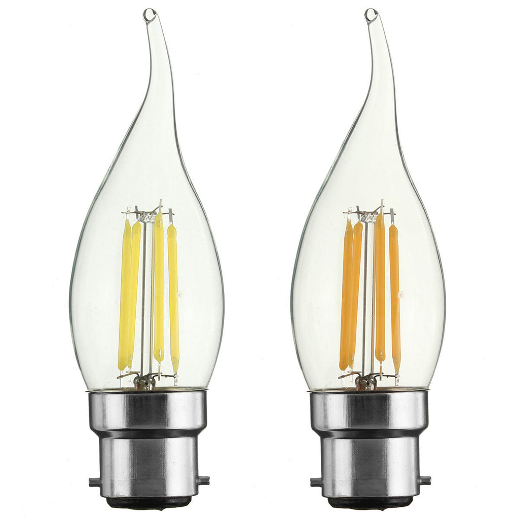 4W White/Warm White  Filament Bulb Retro Glass Lamp Non-Dimmable AC 220V