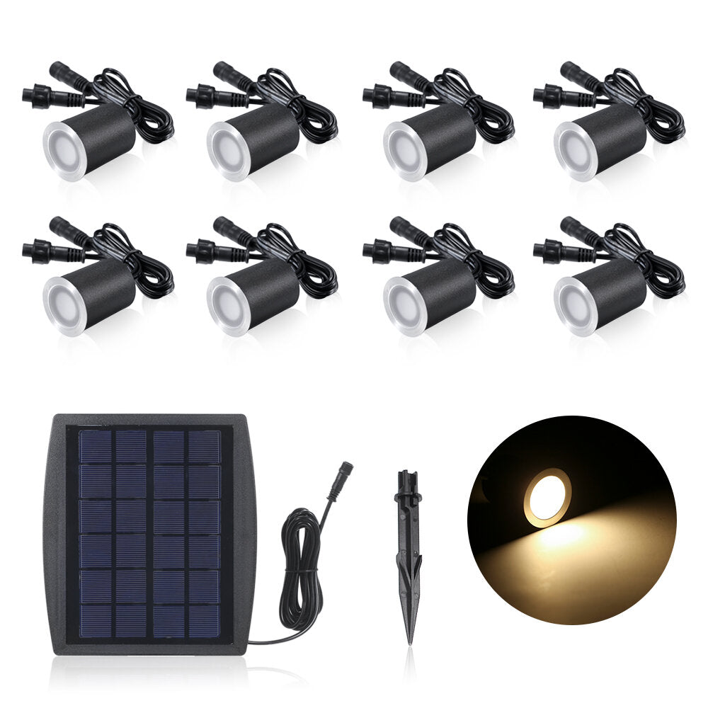 Underground Lamp Waterproof Solar Garden Light 0.2W 3.2V 6/8PCS Solar Deck Lights Sensing Garden Path LED Floor Light