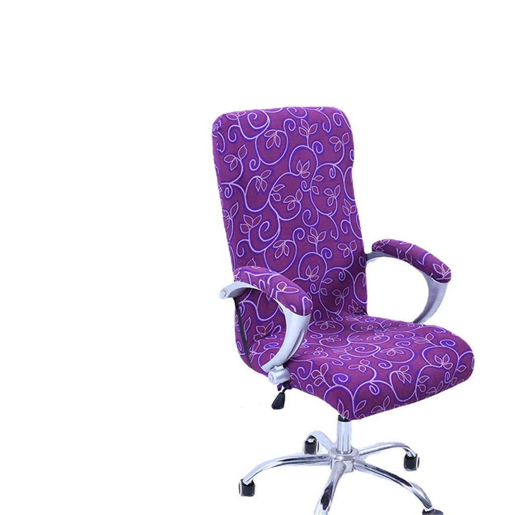 Elastic Office Chair Cover Computer Rotating Chair Protector Stretch Armchair Seat Slipcover Home Office Furniture