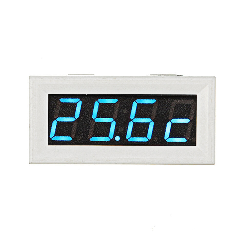 0.56 Inch 200V 3-in-1 Time + Temperature + Voltage Display with NTC DC7-30V Voltmeter White Clock Digital Tube