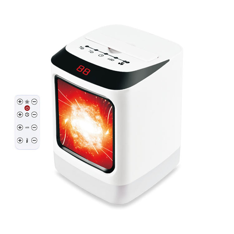 1000W Smart Portable PTC Ceramic Heater with Remote, Timer, Night Light & Overheat Protection