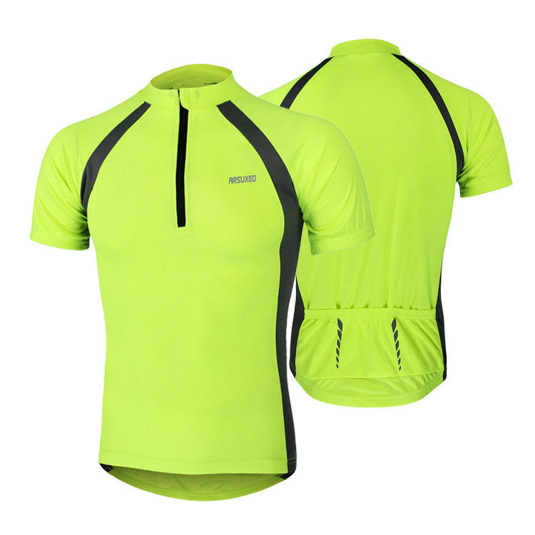 Cycling Shirt Bicycle Short Sleeves Sports Clothes Summer Breathable Quick Dry Wicking