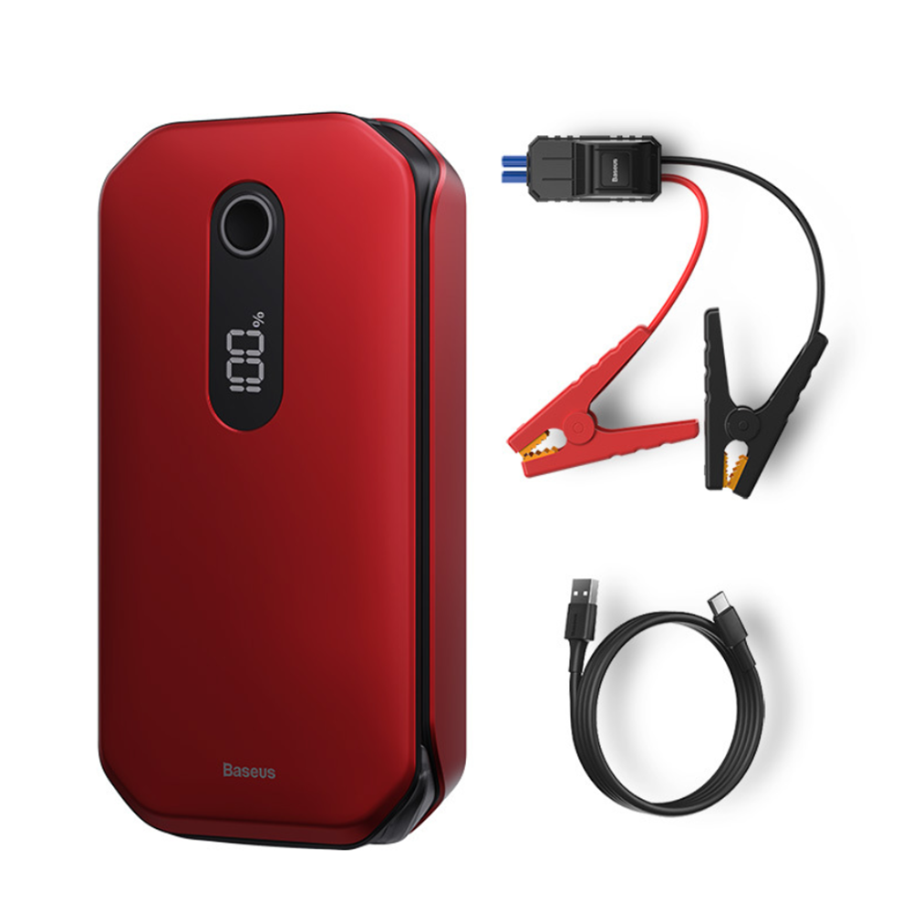 1000A 12000mAh Car Jump Starter Power Bank Portable Battery Station For 3.5L/6L Emergency Booster Starting Device