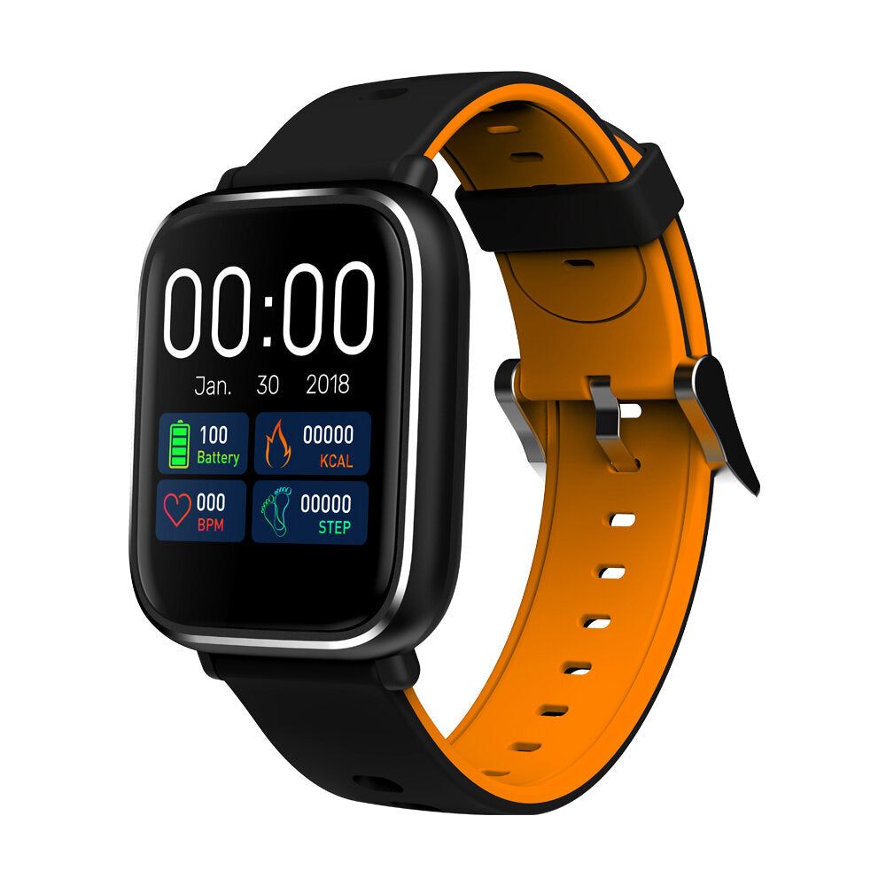 3D Dynamic Icon Full Touch Screen Heart Rate Blood Pressure Monitor Sport Modes Smart Watch