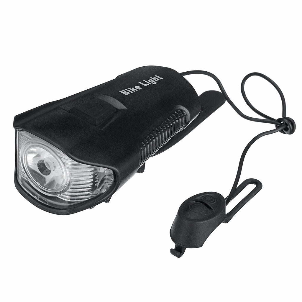 USB Rechargeable LED Bike Light Set Headlights Caution Bicycle Lights with Bell