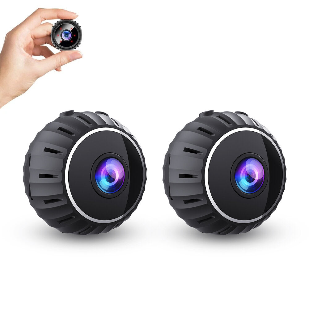 2PCS X10 1080P Wifi Hidden Cameras Nanny Camera Wireless IP Camera with 150 Viewing Angle Infrared Night Vision