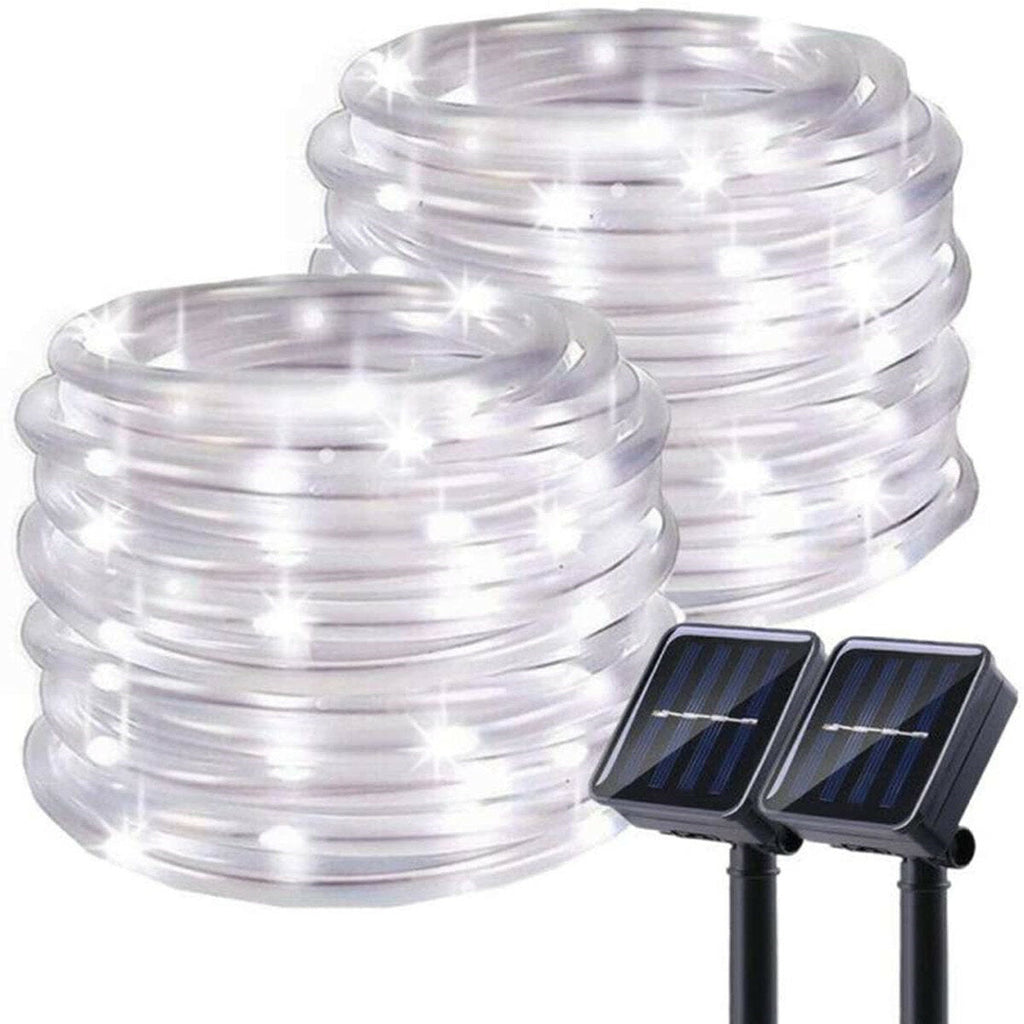 Outdoor Solar String Lights: Waterproof LED Fairy Lights with 8 Lighting Modes for Patio, Yard, Trees, Wedding & Party