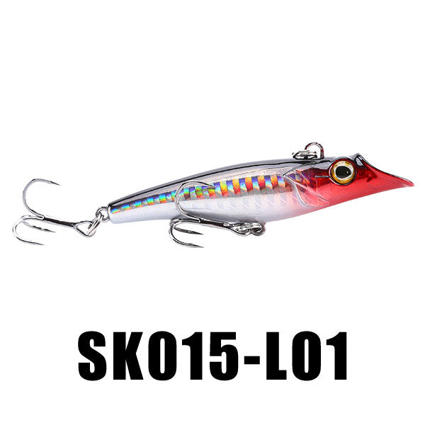 1PC 19g 75mm Sinking Fishing Lure Pencil 3D Eyes Simulation Skin Hard Fish Baits