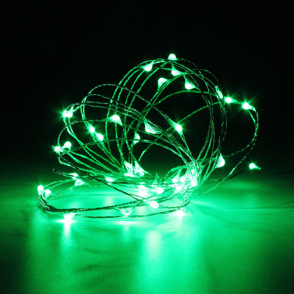 Battery Powered 10M 100LEDs Waterproof Copper Wire Fairy String Light for Christmas +Remote Control Christmas Decorations Clearance Christmas Lights