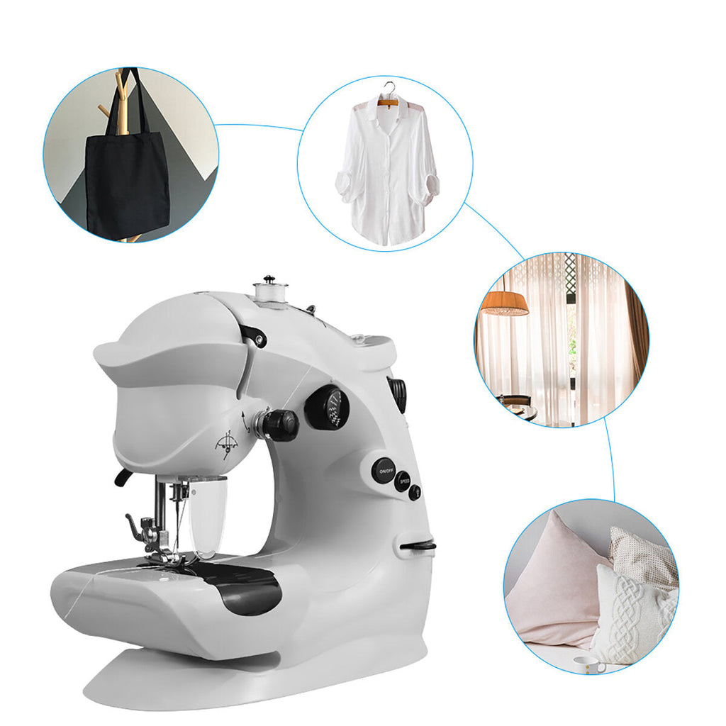 Portable Electric Sewing Machine Multipurpose Household 7 Stitched Pattern