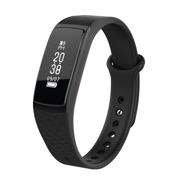 0.86 OLED Heart Rate Blood Pressure Monitor Pedometer Smart Bracelet