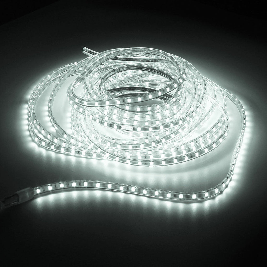 220V 12M 5050 LED SMD Outdoor Waterproof Flexible Tape Rope Strip Light Xmas