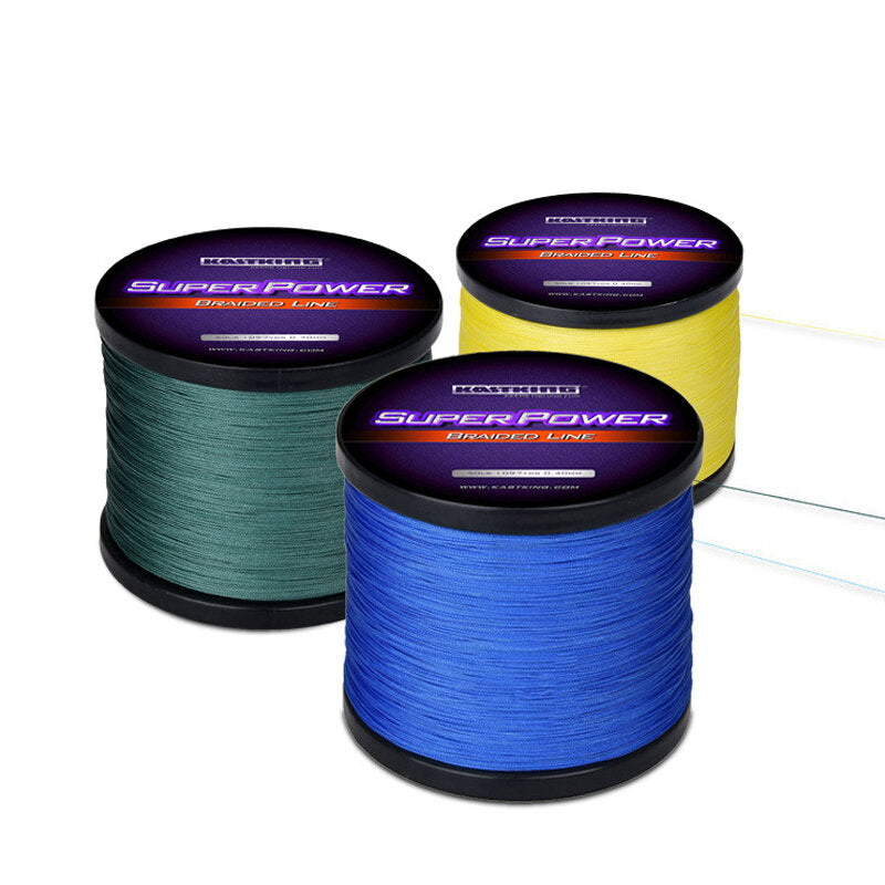 4 Strands PE Braided Fishing Line 12-40LB 1000m Multifilament Line For Saltwater Freshwater Fishing