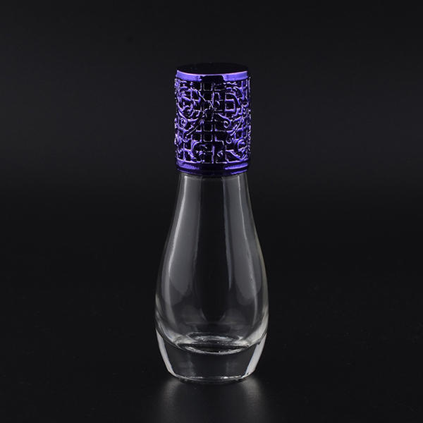 12ml Empty Perfume Bottle Metal Roller Ball Glass Bowling Shape Bottles Refillable Container