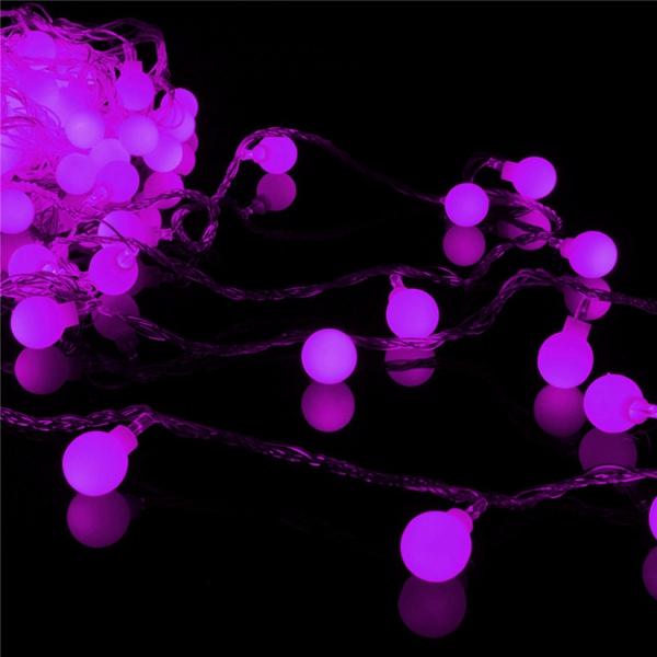 20m 200 LED Colourful Ball String Fairy Light Wedding Party Christmas Garden Decor