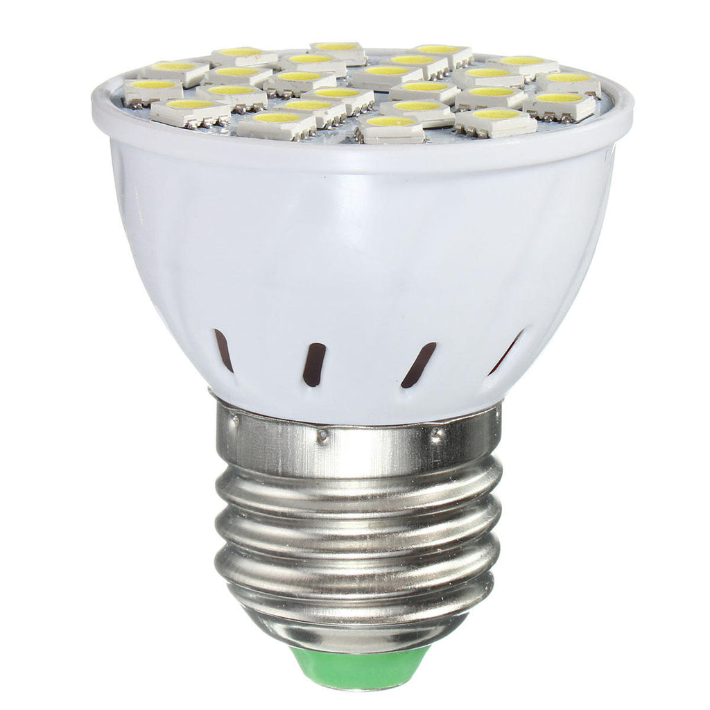 E27 E14 GU10 MR16 3.5W 24 SMD 5050 LED Pure White Warm White Spotlightt Bulb AC110V AC220V