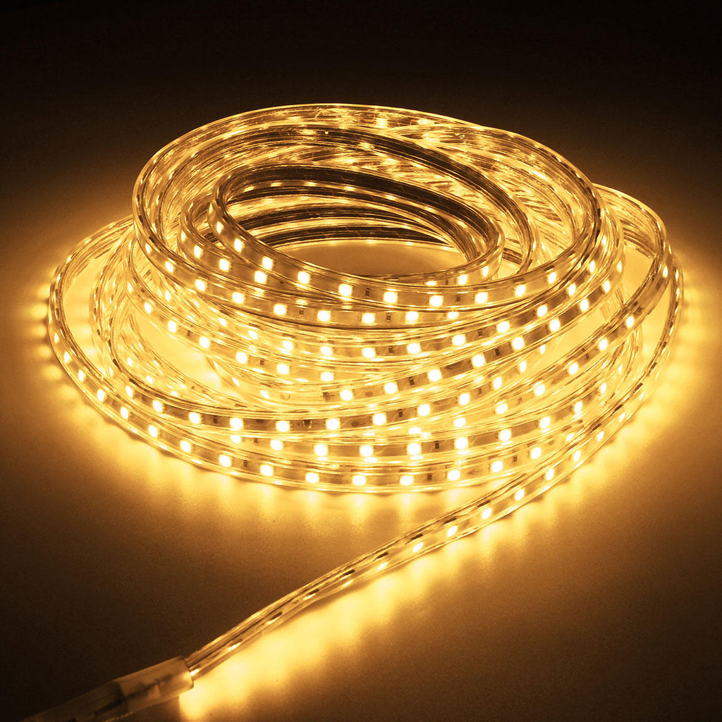 8M 5050 LED SMD Outdoor Waterproof Flexible Tape Rope Strip Light Xmas 220V