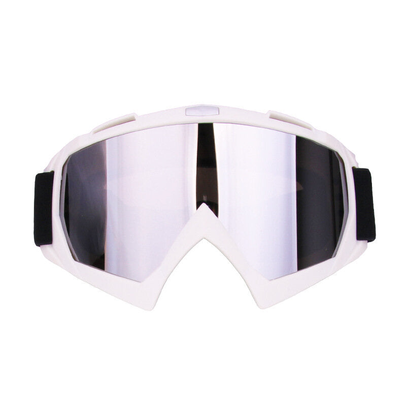 Skiing Goggles Anti-UV Glasses For Motorcycle Motocross Sliver Lens