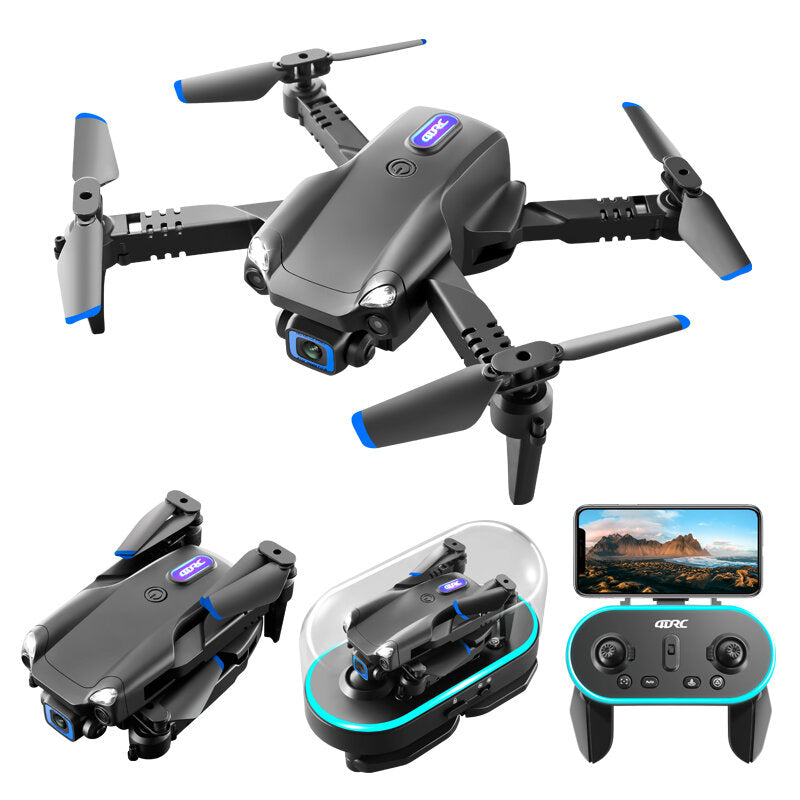 WiFi FPV with 6K Dual HD Camera 50x ZOOM Altitude Hold Mode LED Foldable RC Drone Quadcopter RTF