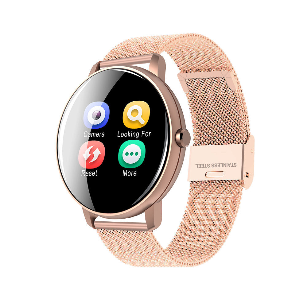 1.3' Full Touch Screen Wristband Heart Rate Blood Pressure Monitor Life Assistant Camera Control Smart Watch