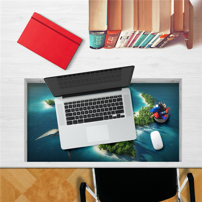 3D Desk Mat Wall Decals Home Wall Desk Table Decor Gift