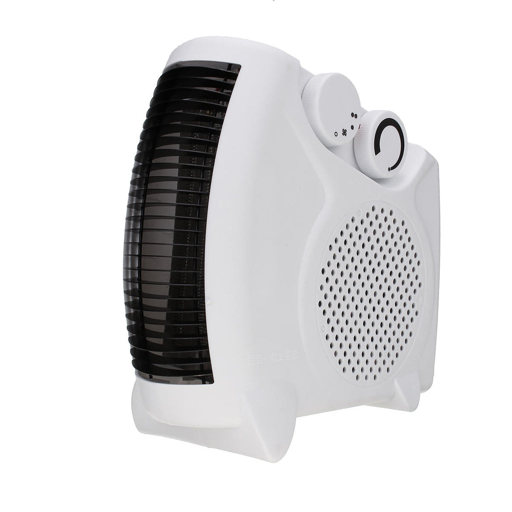 Mini Mute 1800W Electric Heater & Fan, 3 Speeds, Portable Desktop Warmer for Home/Office