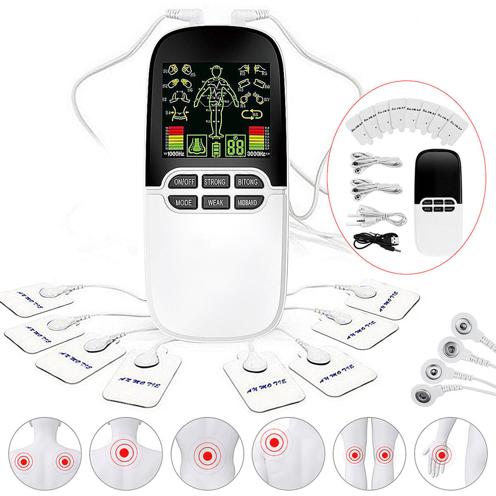 Unit Electronic Pulse Meridian Massager LCD Digital Display 8 Treatment Modes Adjustment Neck Shoulder Pulse Massager