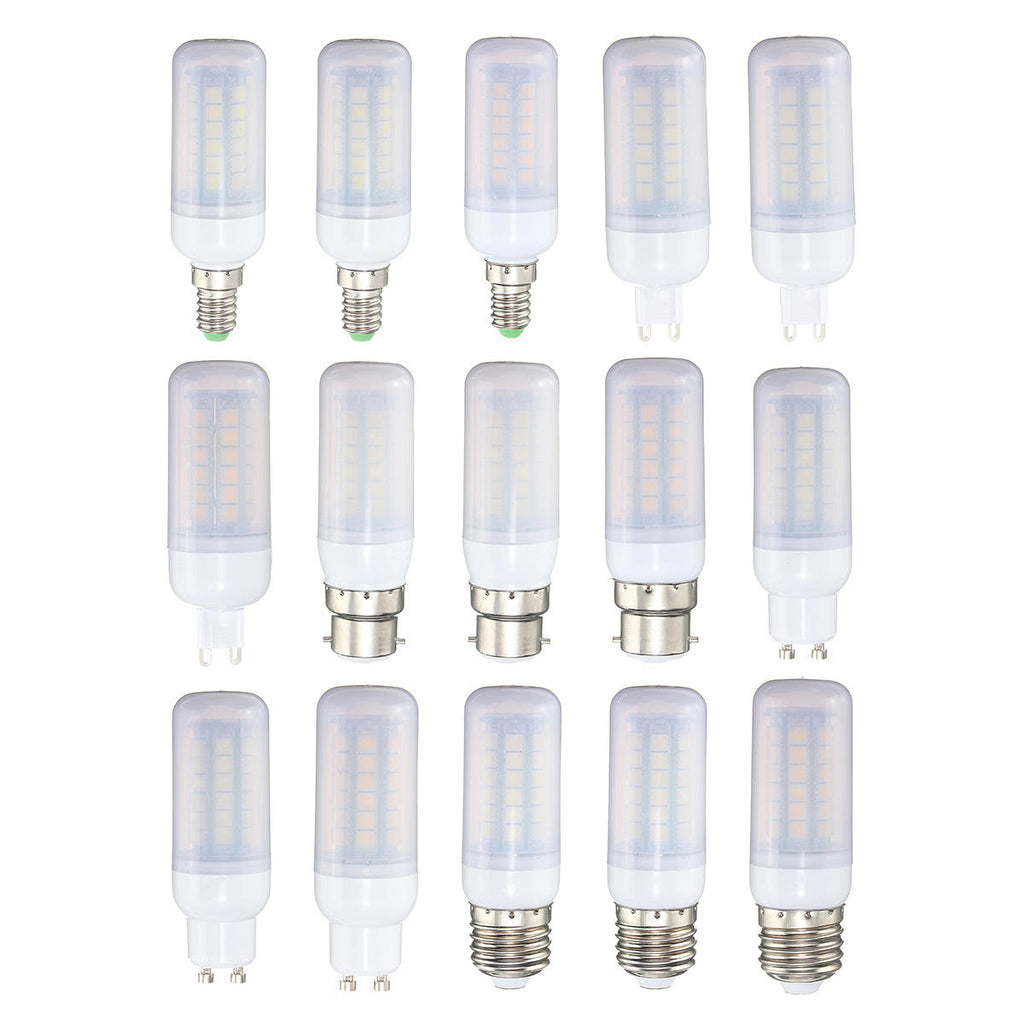 E27 E14 B22 G9 GU10 4.5W 48 SMD 5050 LED Pure White Warm White Natural White Cover Corn Bulb AC 220V