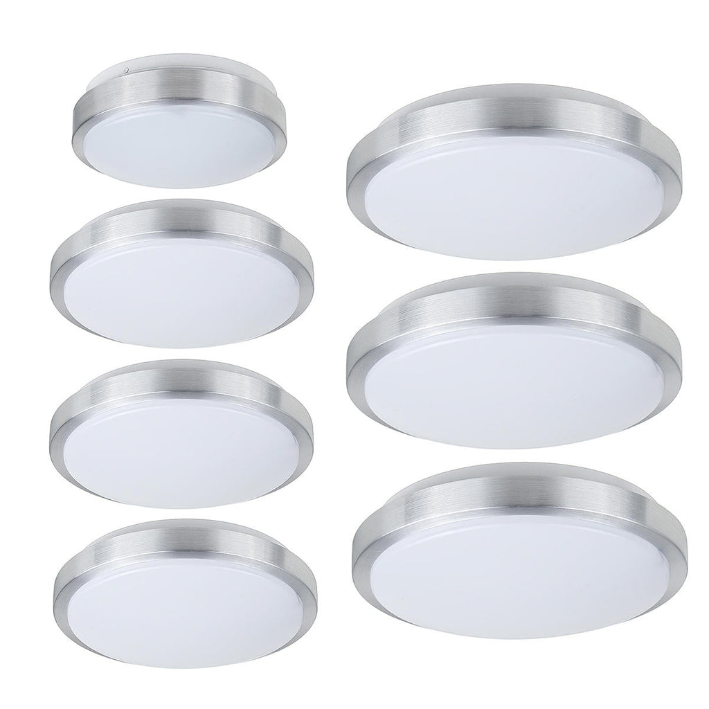 220V 12W 24W 36W LED Ceiling Light Round Panel Down Light Living Room Bedroom Kit