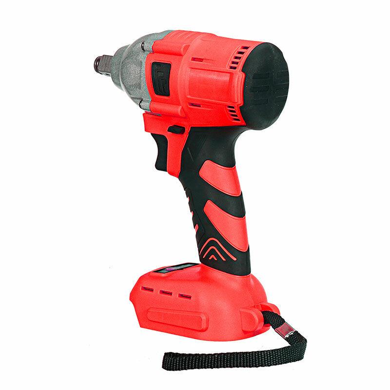 18V 1/2" 10000mAh Brushless Cordless Impact Wrench 350Nm Electric Drilling Tool with LED Light