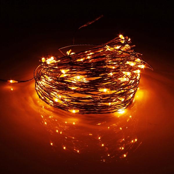 15M 150 LED Solar Powered Copper Wire String Fairy Light Christmas Party Decor