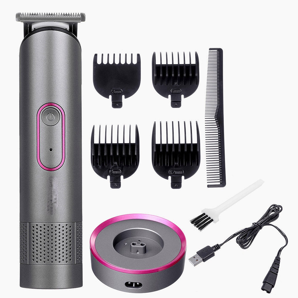 600mA Electric Shaver Hair Clipper Portable Waterproof Haircut Tools Set W/ 4 Limit Combs