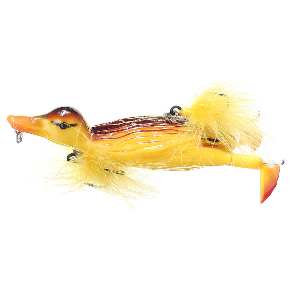 3D water Fishing Lure Duck Floating Treble Hooks For Bass/Pike/Catfish /Musky