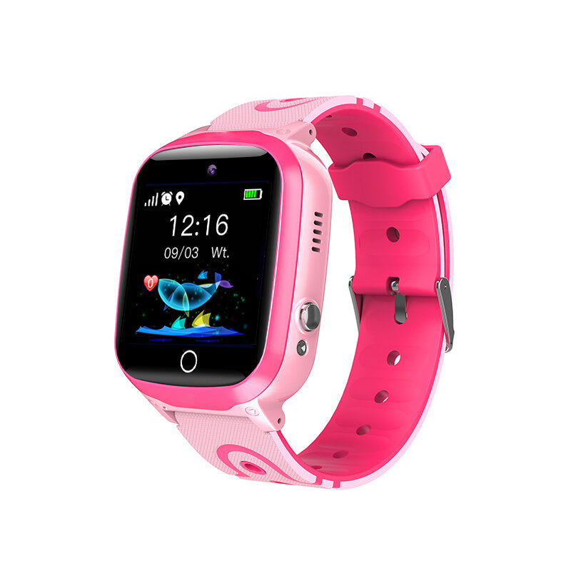 1.44 inch 2.5D IPS Touch Screen GPS LBS WIFI Location Tracking Two-Way Call SOS Camera IP67 Waterproof 480mAh Kids Smart Watch Phone