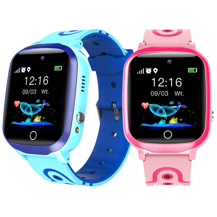 1.44 inch 2.5D IPS Touch Screen GPS LBS WIFI Location Tracking Two-Way Call SOS Camera IP67 Waterproof 480mAh Kids Smart Watch Phone